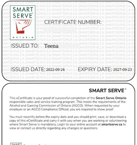 smart serve health card|is my smart serve expired.